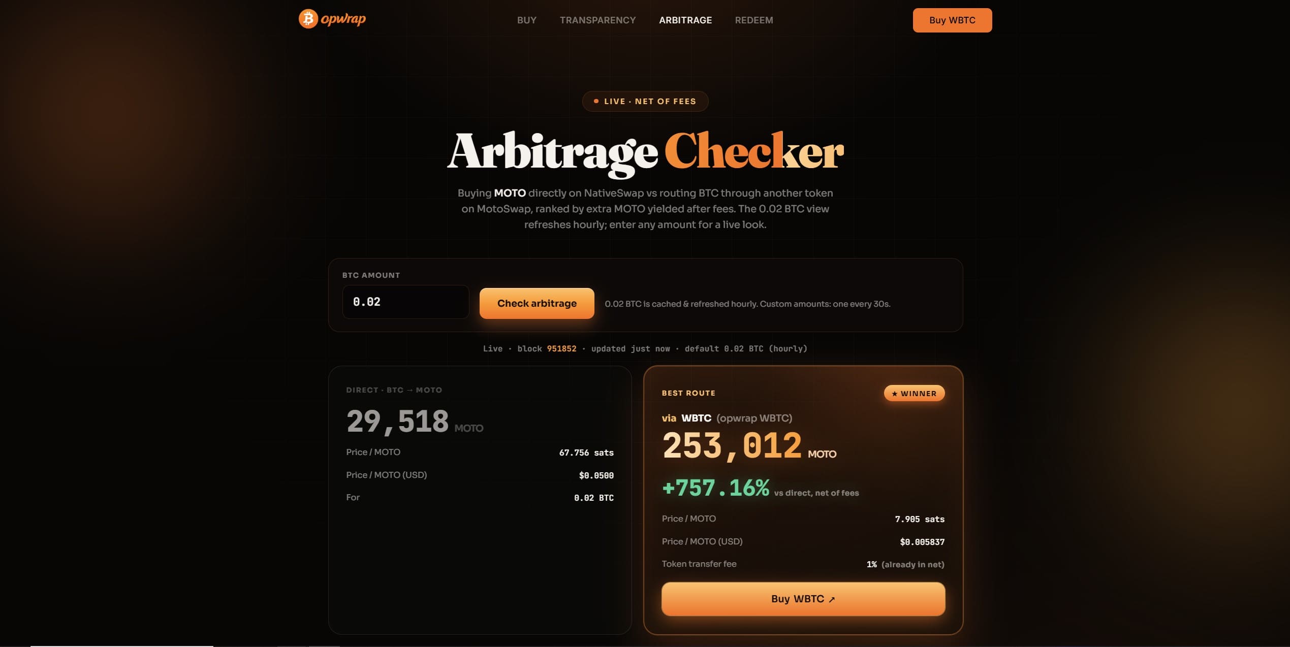 Arbitrage Checker