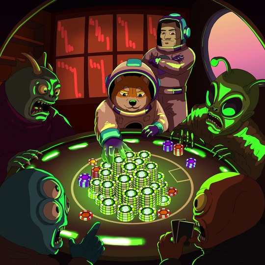 High-stakes space poker